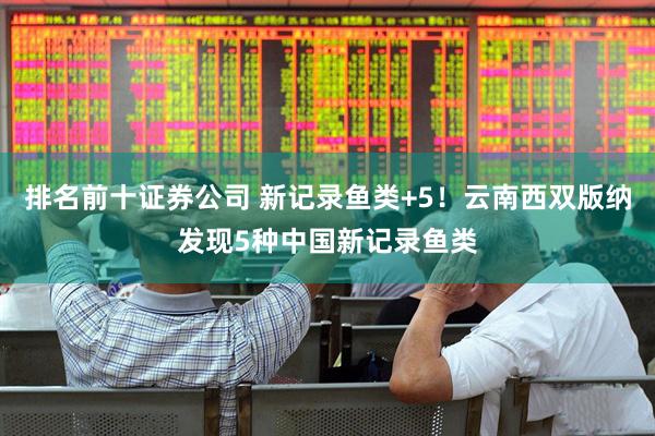 排名前十证券公司 新记录鱼类+5！云南西双版纳发现5种中国新记录鱼类